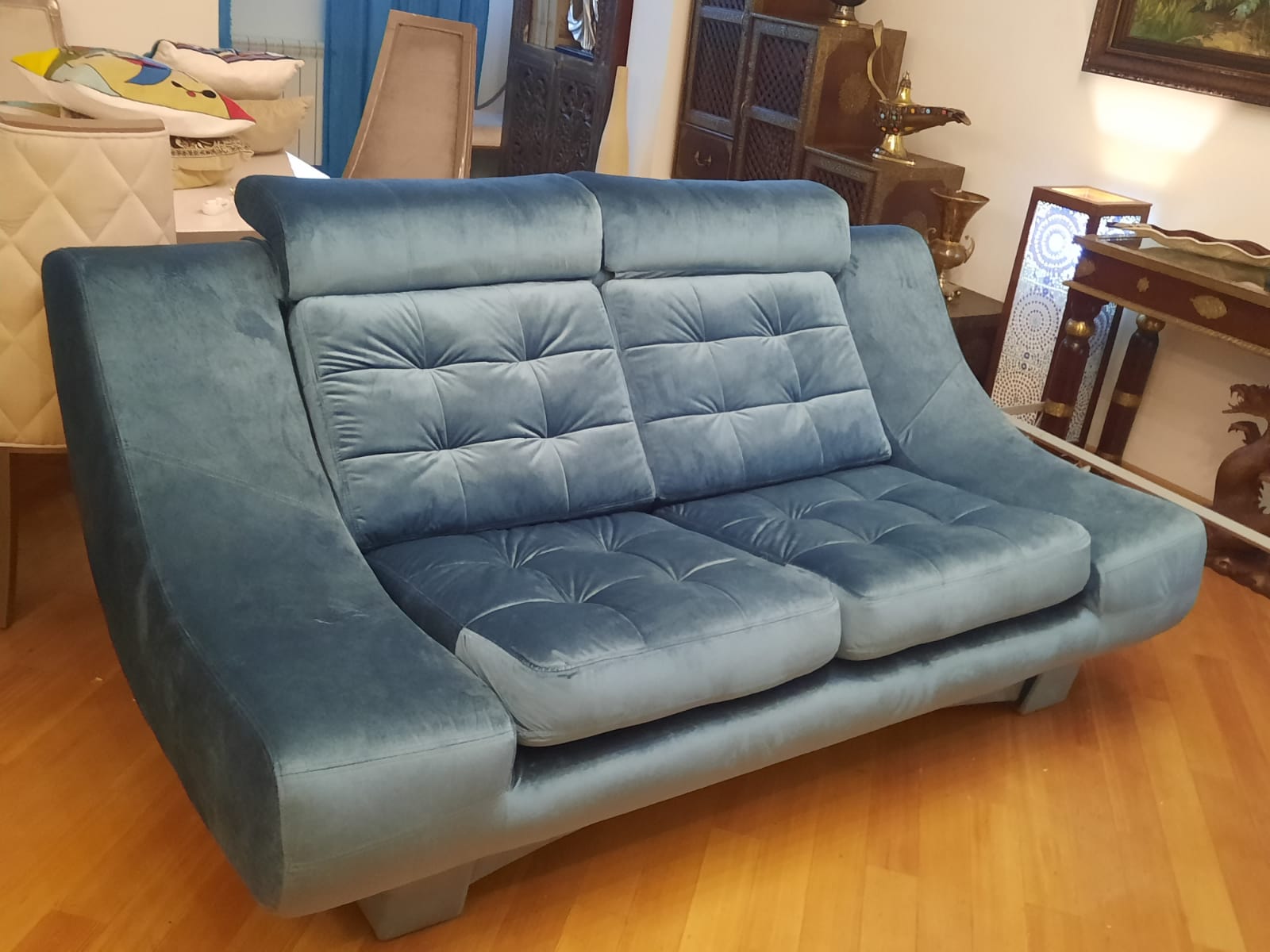 Обивка дивана на дому. Долинск